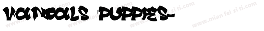 Vandals Puppies字体转换